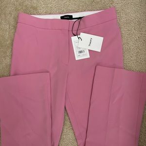 Theory Pink Kick Flare Pants